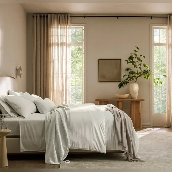 INCREDIBLE DEAL! BOLL & BRANCH 3 Piece Comforter Set NWT!  Full/Queen - Picture 2 of 10